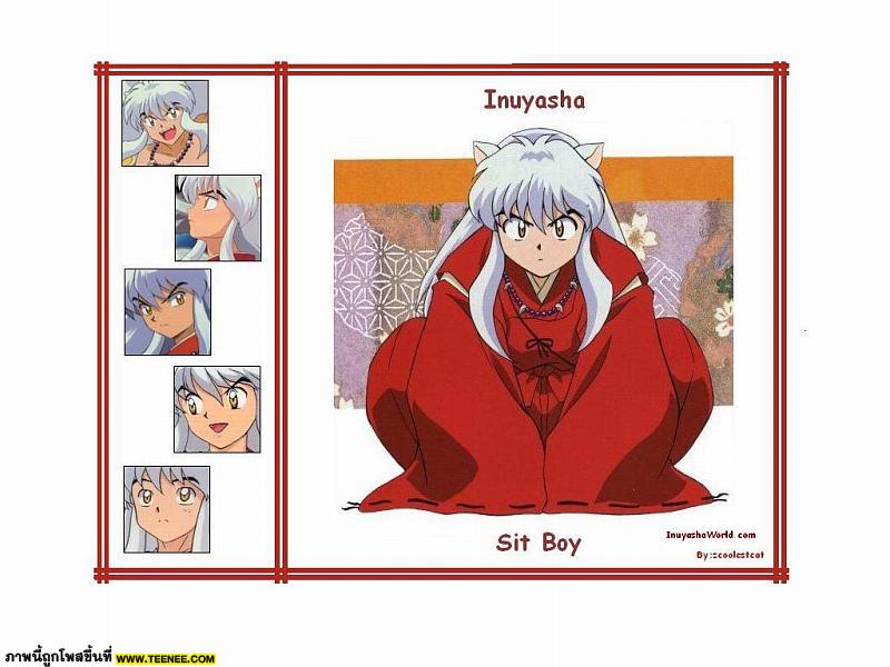 Inuyasha  หารูปหล่อๆ ยากส์  ชอบทำหน้าทะเล้น เฮ้อ... +.+