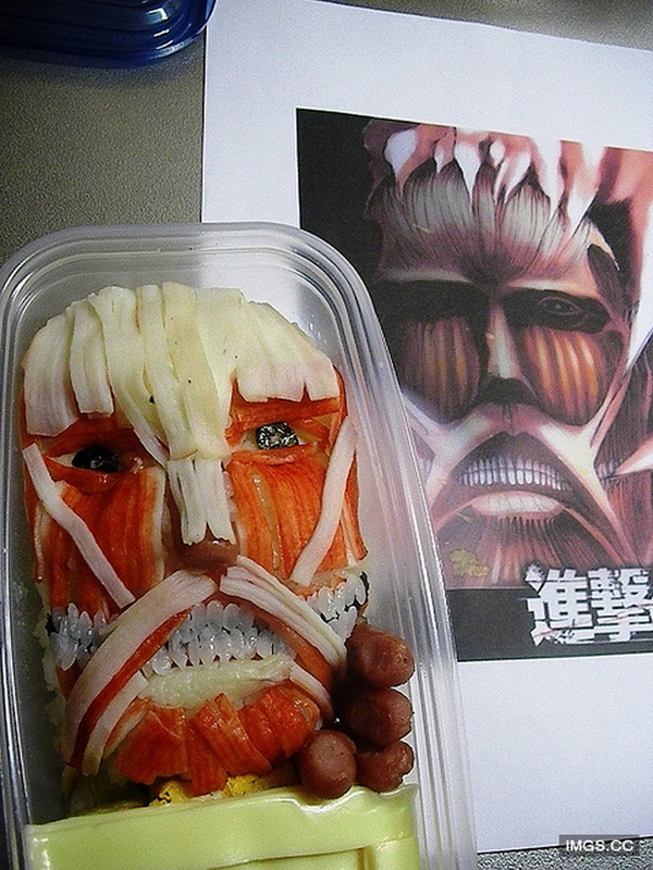 ผ่าพิภพไททัน Attack On Titan บนอาหาร ฮิตจริงๆ