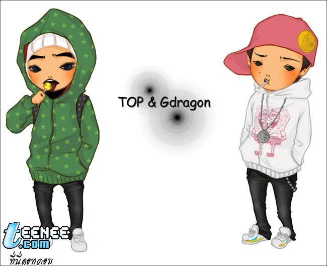 รูปการ์ตูน BIGBANG