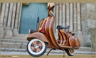 Wooden Vespa