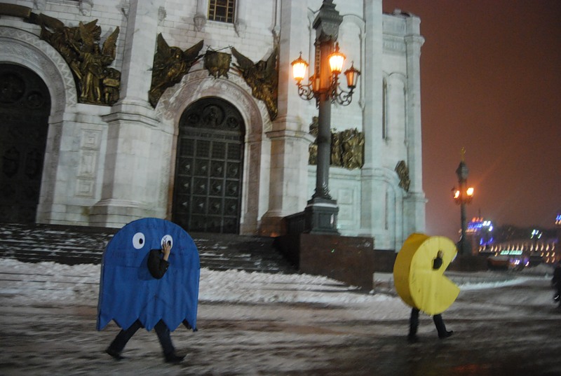 Pacman Goes Moscow ทำอะไรกันใครเฉลยที
