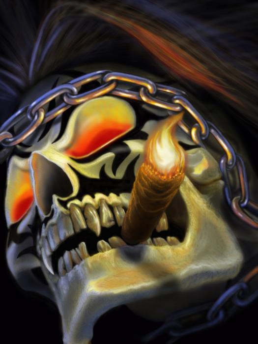 Bone Skull Art