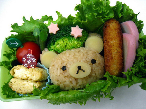 ข้าวกล่อง หมี rilakkuma น่ารักจนกินไม่ลงเลยอ่ะ!!