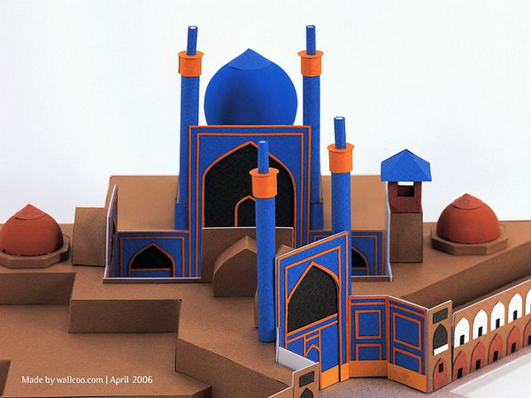 Paper models of world famous buildings (3)