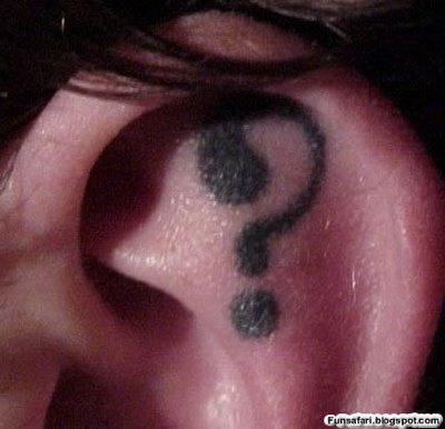 Cool Tattoos on the Ears 2