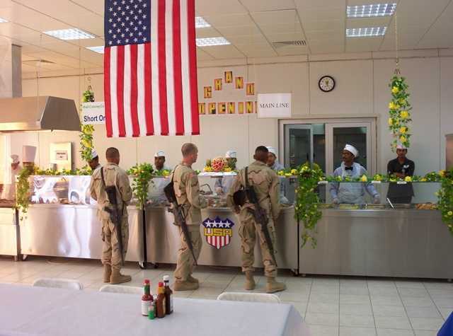 โรงอาหารของกองทัพสหรัฐในอิรัก(2)  