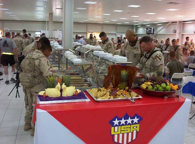 โรงอาหารของกองทัพสหรัฐในอิรัก(2)  