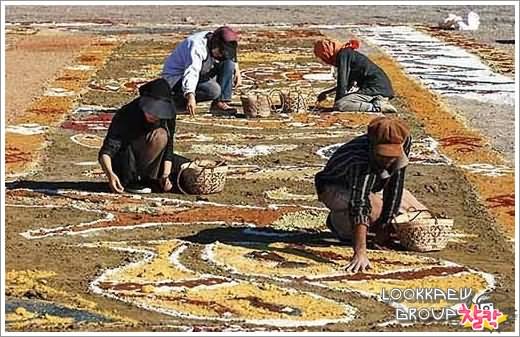 ๏~* The world’s largest sand carpet *~๏