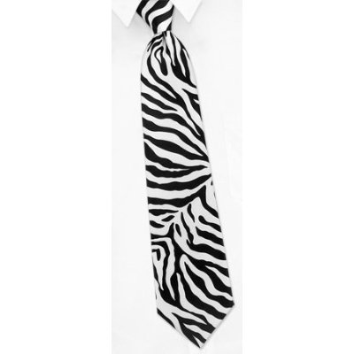 Zebra Print Tie: