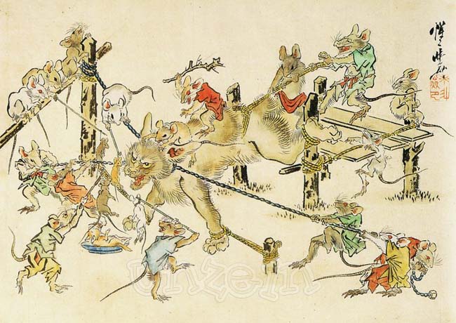 Sketches of hell by Kyosai