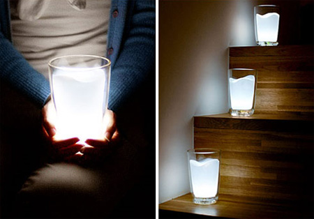 โคมไฟ Milk Glass LED Lamp