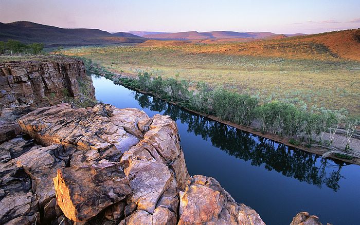 Australia, Pentecost River on Kimberley Plateau