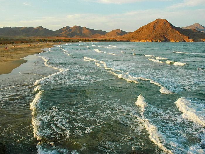 Genoveses Beach Cabo de Gata Natural Park Andalusia Spain