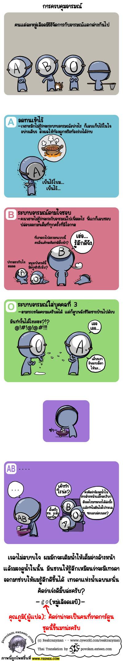 ทายนิสัยเราจากกรุปเลือด 2