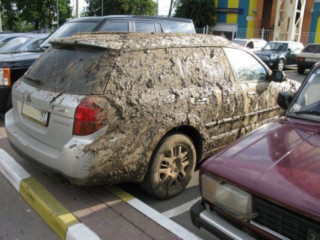 เมื่อคนล้างรถขี้เกียจ ผลเลยเป็นแบบนี้