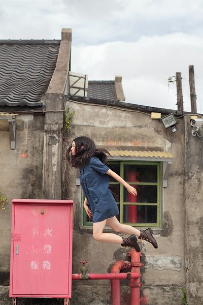 ถ่ายภาพแบบลอยตัว Levitating Girl-Natsumi Hayashi