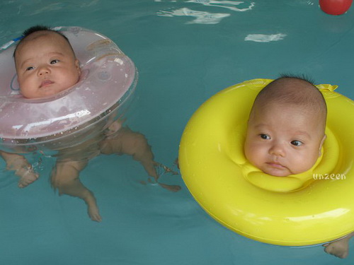 \"Baby Swimming\"