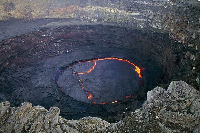 ♣ Lava Lake Of Erta Ale Volcano, Ethopia ♣ 