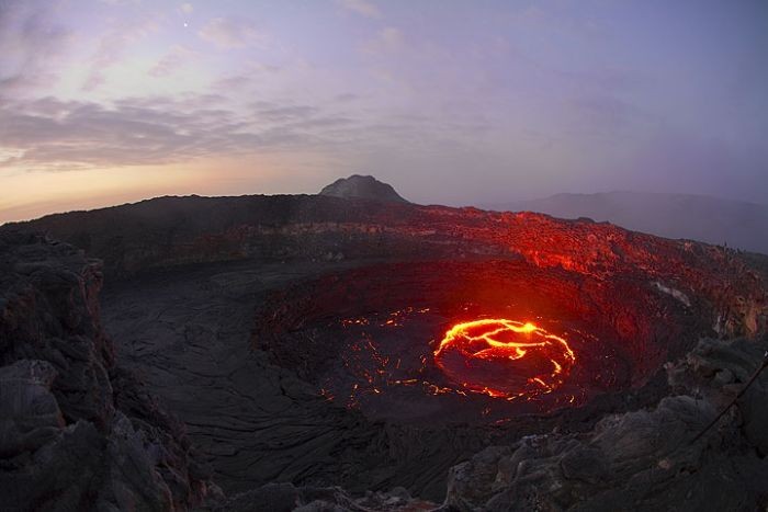 ♣ Lava Lake Of Erta Ale Volcano, Ethopia ♣ 