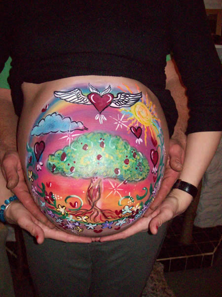 Pregnant Belly Paintings  (2)