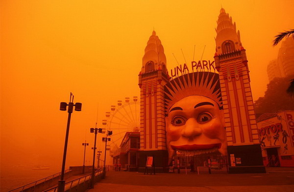 Sand Storm in Sydney, Australia