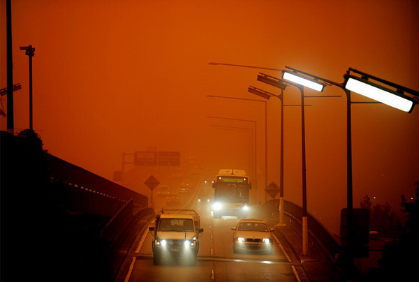 Sand Storm in Sydney, Australia