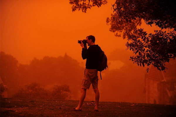 Sand Storm in Sydney, Australia