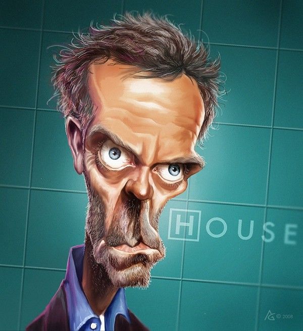 Awesome Caricatures of TV stars  (2)