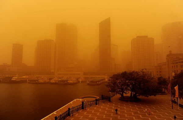 Sand Storm in Sydney, Australia  2