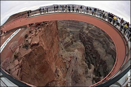 Glass Walkway Over Grand Canyon