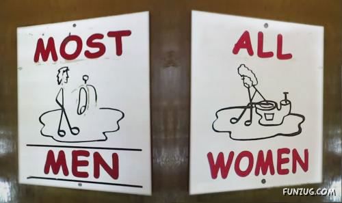 สัญญาณห้องน้ำชายและเพศหญิง