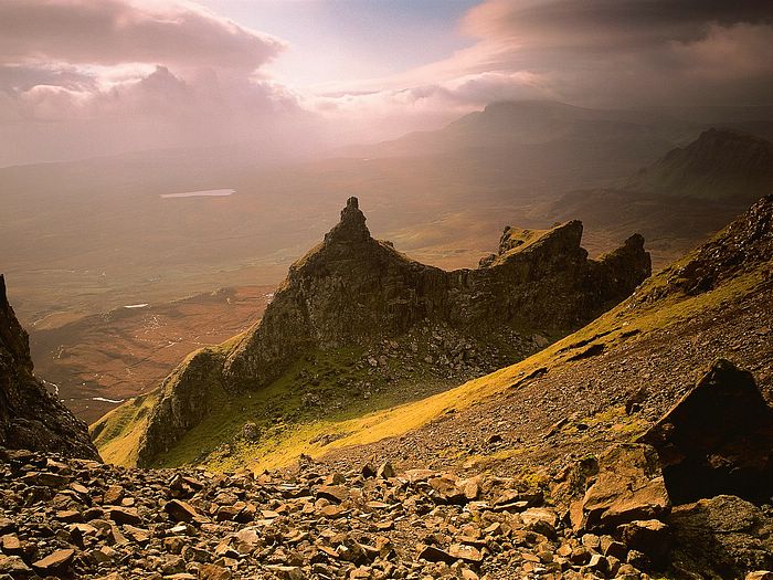 Quaraing Skye Hebrides Scotland