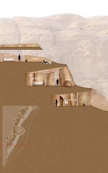 โรงแรมในเทือกเขา Wadi Rum ประเทศจอร์แดน 