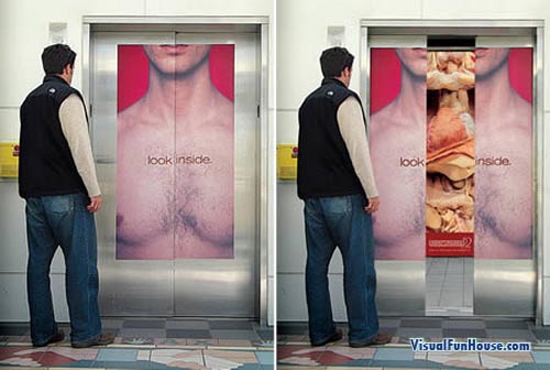 โฆษณาบนลิฟท์ สุดเจ๋ง!!