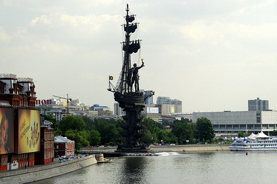 Statue of Peter I, Moscow, Russia