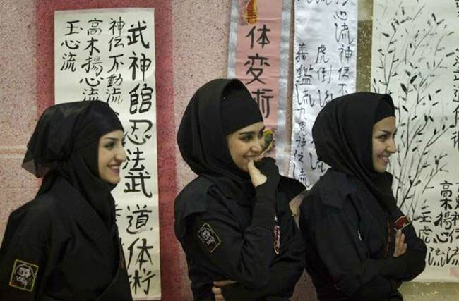 นินจาหญิง ในอิหร่าน
