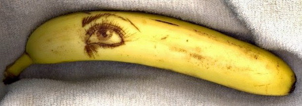 ศิลปะบนเปลือกกล้วย 