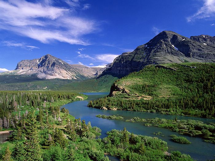 Many Glacier Glacier National Park Montana