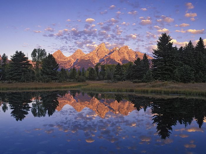 Teton Range at Sunrise Grand Teton National Park Wyoming