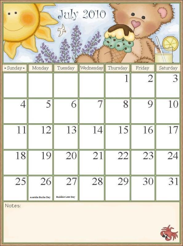 ปฏิทินปี 2553 ( Calander 2010 ) 