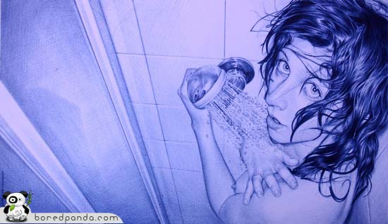 ♥★Photorealistic Pictures Drawn with a BIC Pen★♥