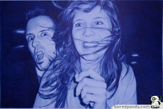 ♥★Photorealistic Pictures Drawn with a BIC Pen★♥