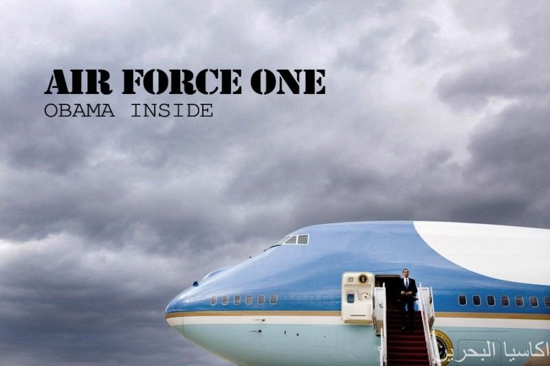 ♥ AIR FORCE ONE : OBAMA INSIDE ♥