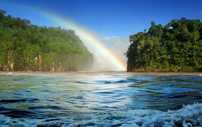 Waterfalls Foz  Do Iguacu, Parana Brazil