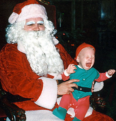 เมื่อเด็กน้อย กลัวลุงซานต้า