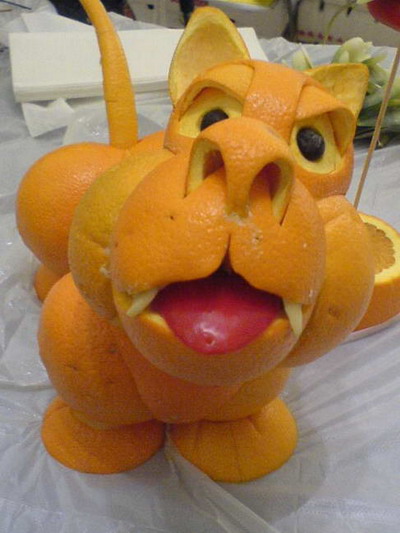 ศิลปะเจ๋ง ๆ จากส้ม
