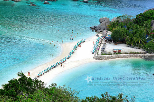 เกาะนางยวน ความนิ่งสงบของผืนน้ำสีฟ้า NANG YAUN ISLAND