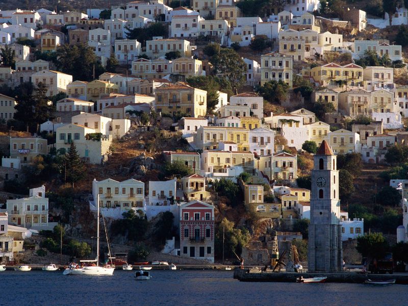 Habor Town of Yialos Island of Symi