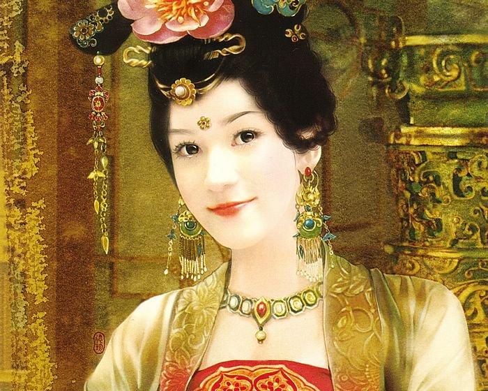 ภาพวาดสาวจีนสุดสวย I