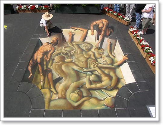 ♥Amazing 3D Street Painting♥